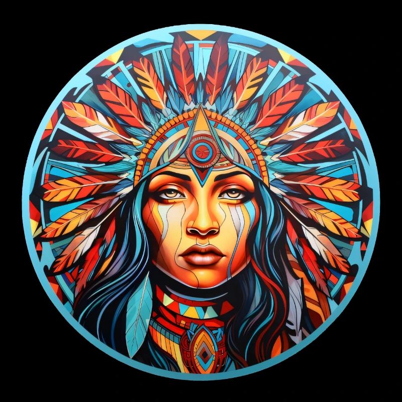 Squaw amérindienne