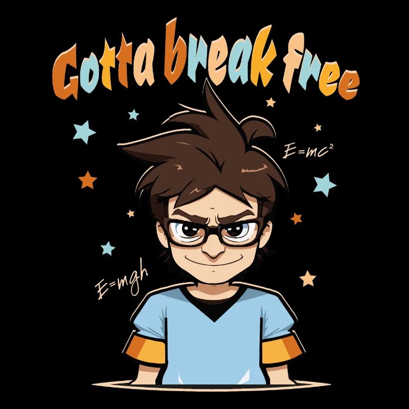 Nerd Nerd Geek Computer Freak - Gotta break free
