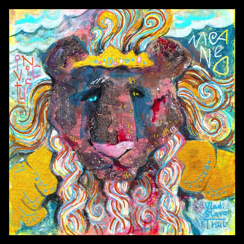 Lion guerrier