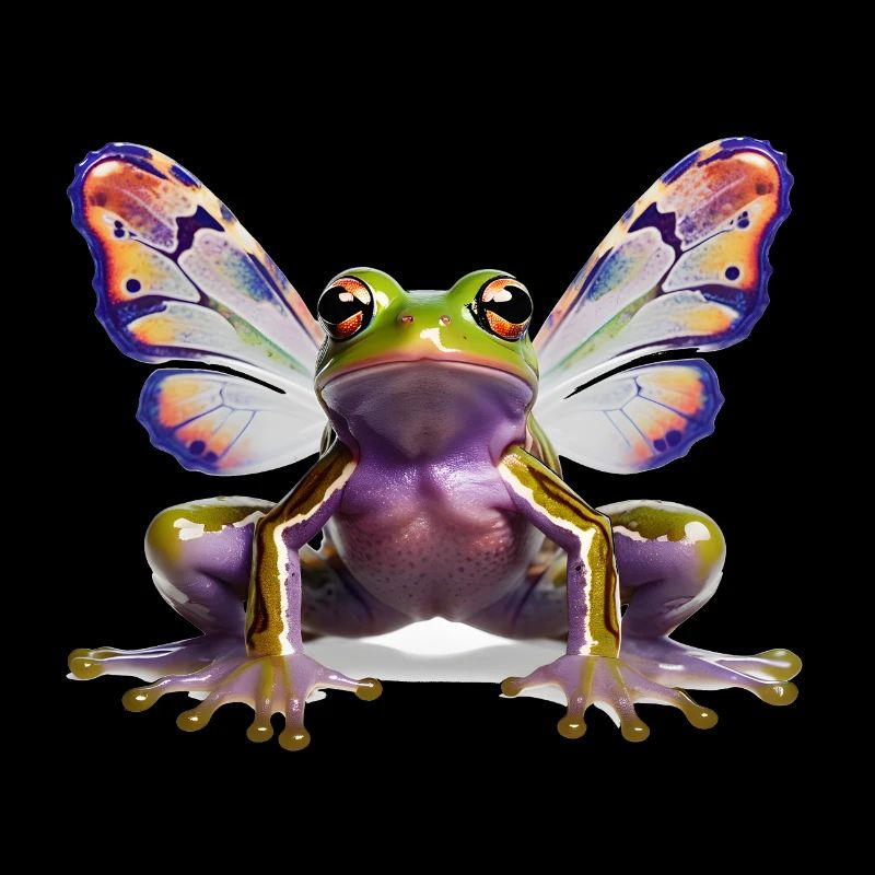 Psychedelic Goa Butterfly Frog