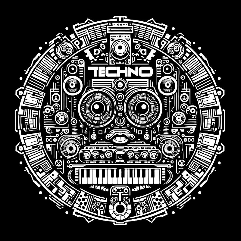 Techno Music Logo