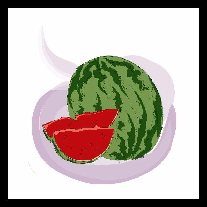 Pastèque rouge