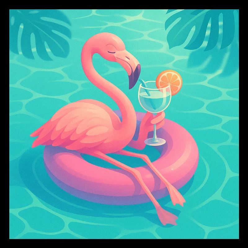 Flamingo Chill – Urlaub am Pool