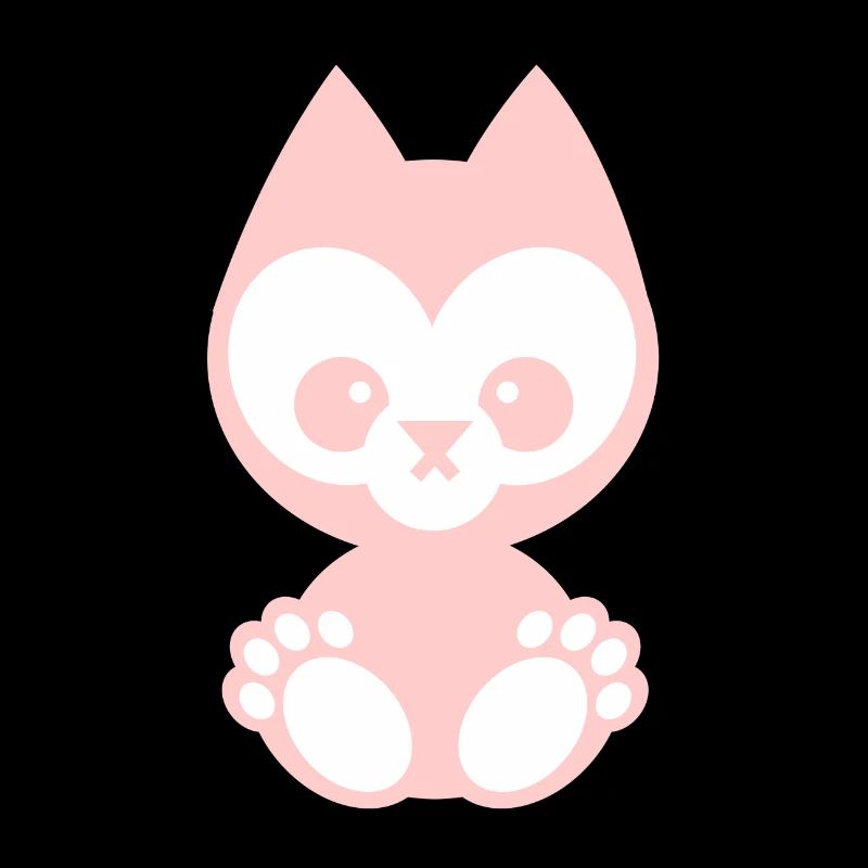 little animals - katze rosa
