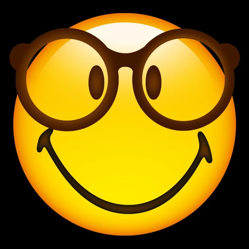 Smiley Glossy Nerd