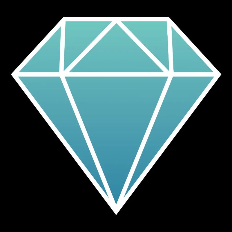 diamond diamond simple logo blue turquoise gemstone