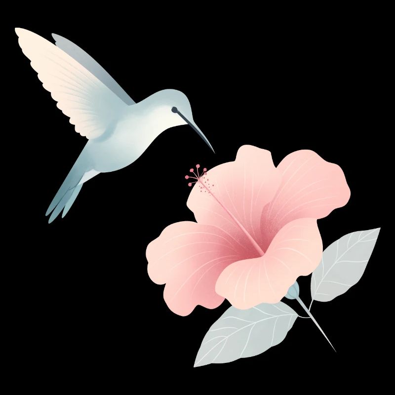 Colibri et fleur