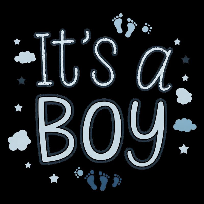 It's a Boy - Design Naissance Mignon
