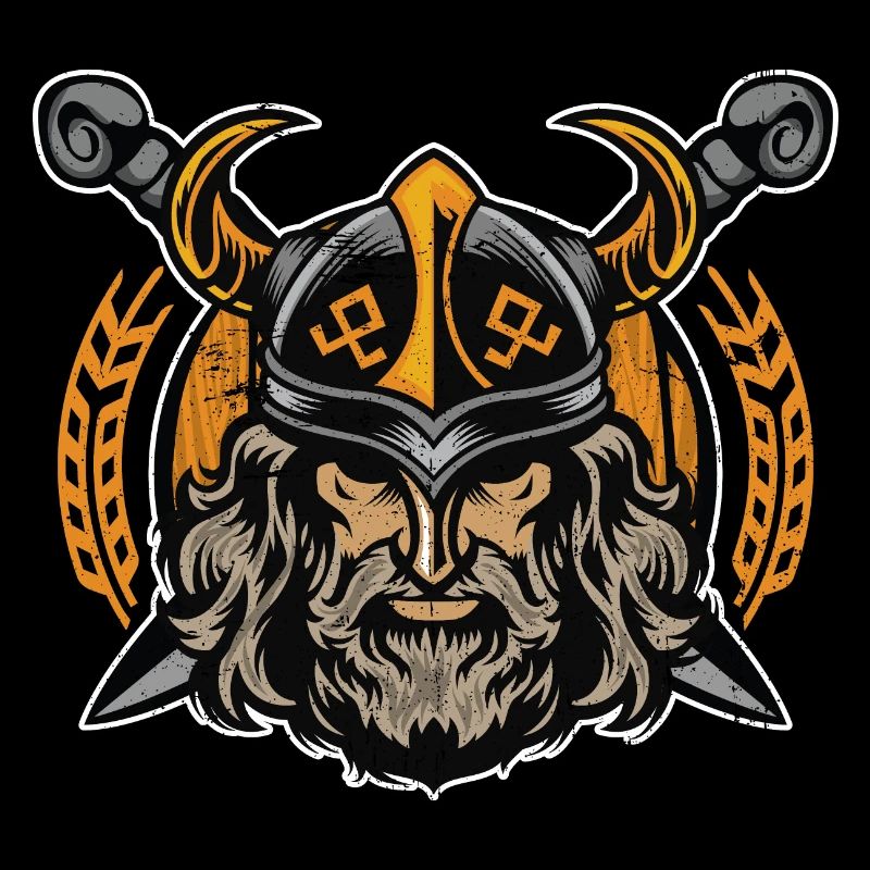 Vikings Odin | Ravengott warrior Walhalla Valknut
