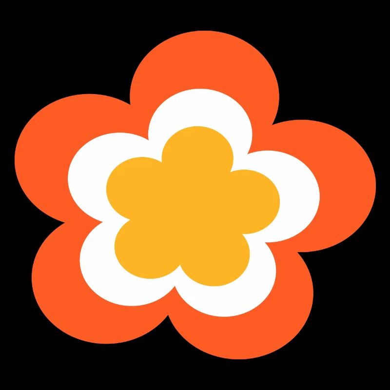 70s Flower Pattern