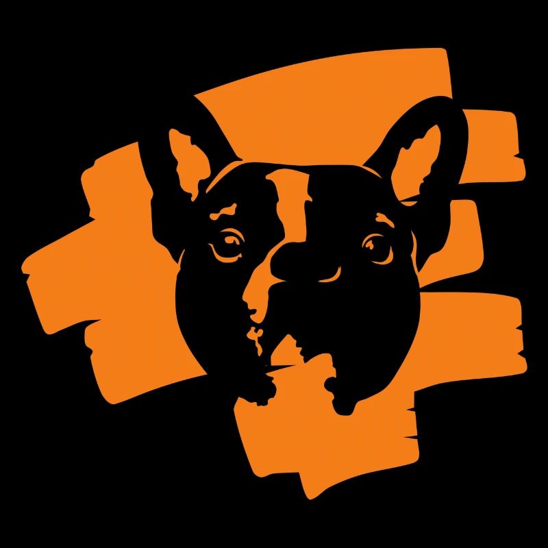 Pixel malowany buldog 2
