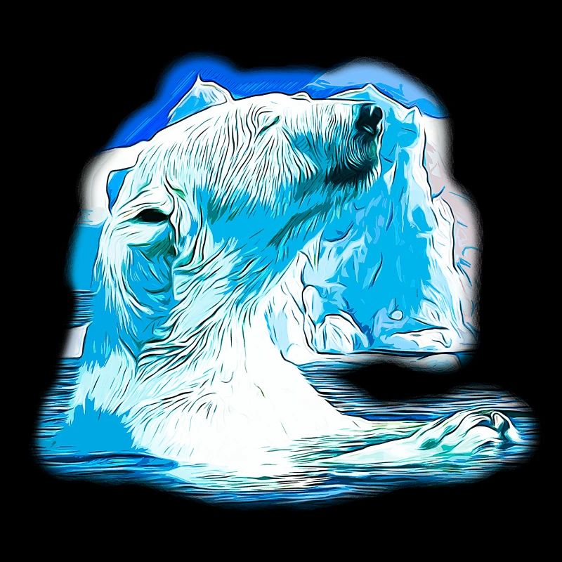 gxp eisbär polarbär genießer vector art