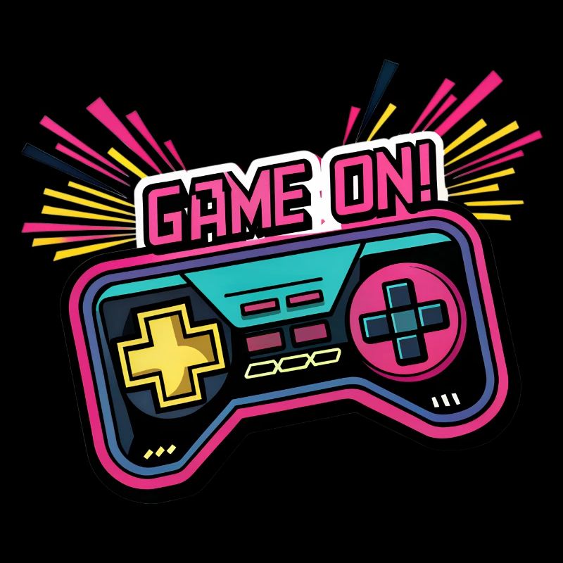 GAME ON. GAME CONTROLLER. GAME PAD