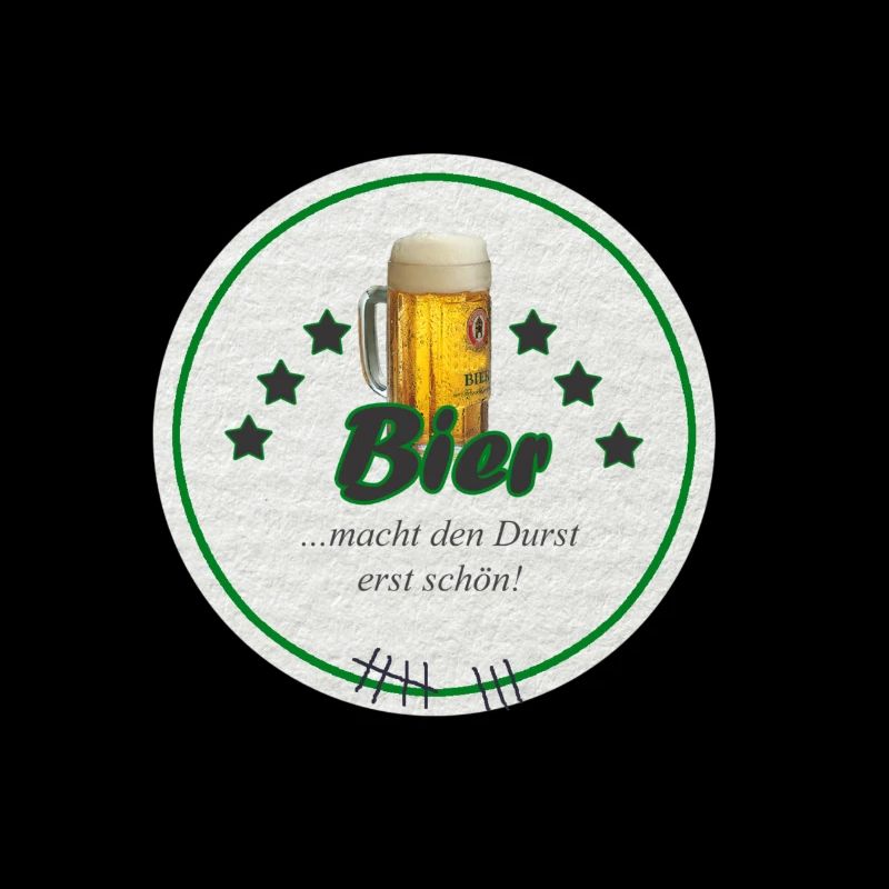 Bierdeckel schöner Durst