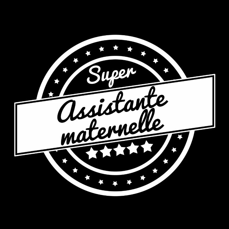 Super assistante maternelle - blanc