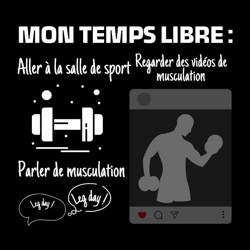 Mon temps libre : 100% muscu