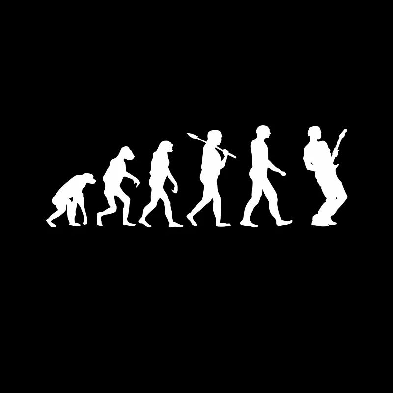 Guitar Shirt · Evolution · Guitarist · Gift