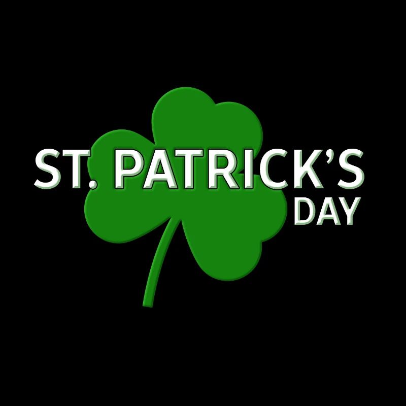 St. Patrick's Day avec le trèfle - avec un trèfle