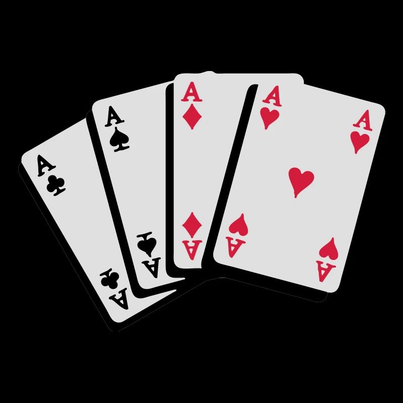 Poker Kartenfächer Asse