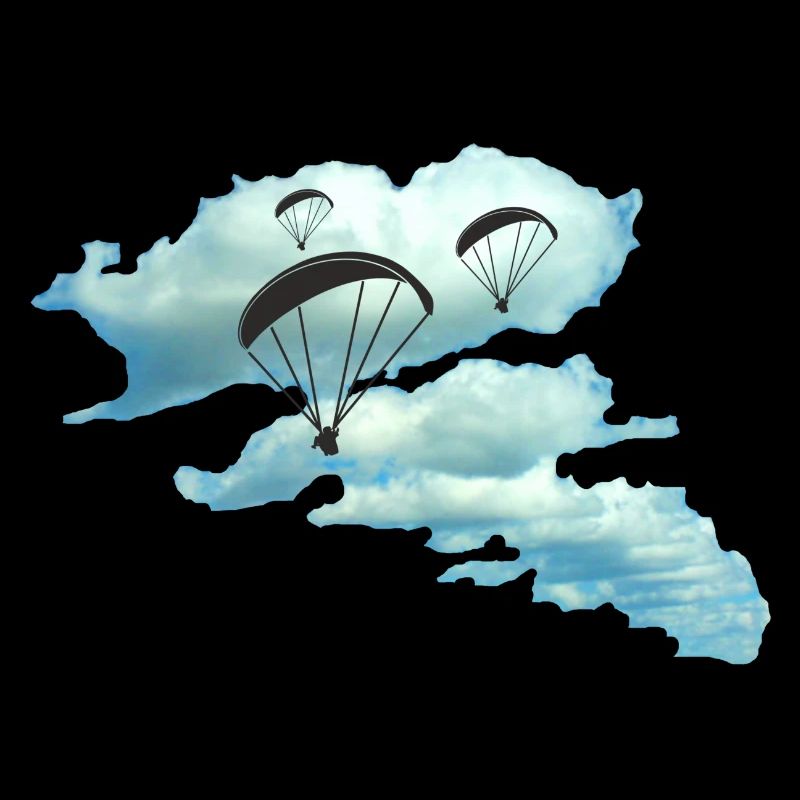 Cloud paragliding paraglider gift