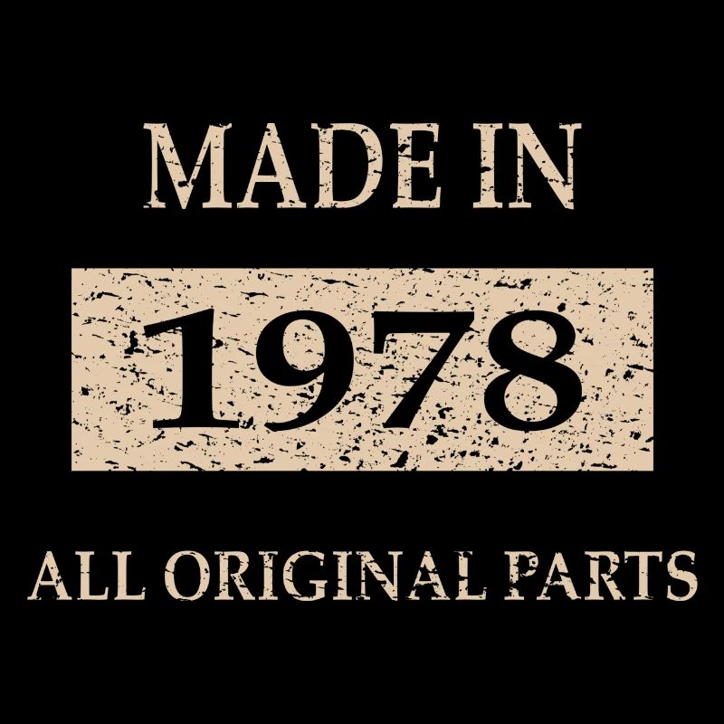 1978 Geschenk Geburtstag Retro