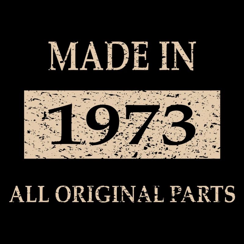 1973 Geburtstag Geschenkidee Retro