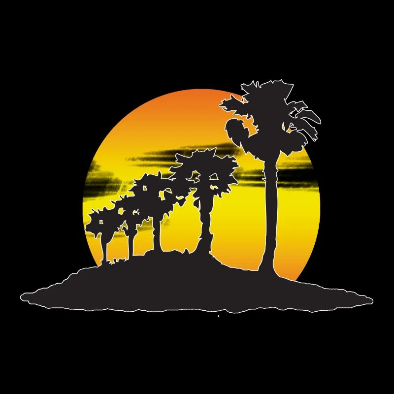 Sunset mit eigenem Text