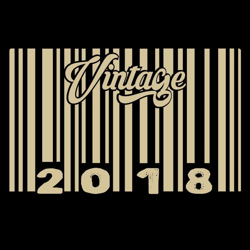 vintage 2018 Barcode 2018: Year 2025.
