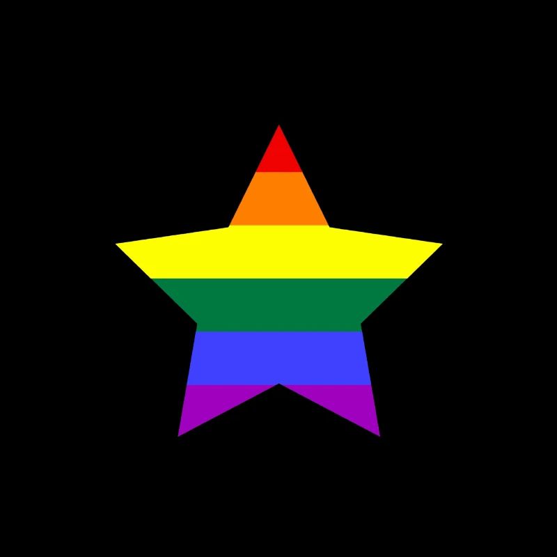 Regenbogen Stern