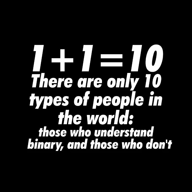 Binary code for computer scientists, geeks, nerds and gamers
