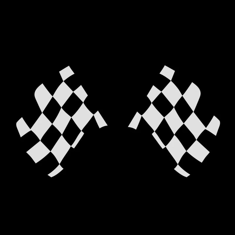 Drapeaux de course à damier