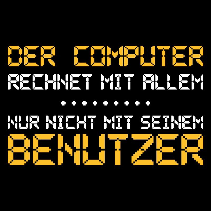 The computer expects everything