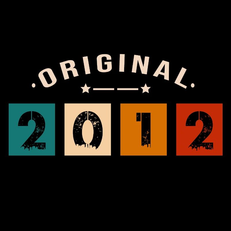Original 2012 Vintage - Présent D’anniversaire 201