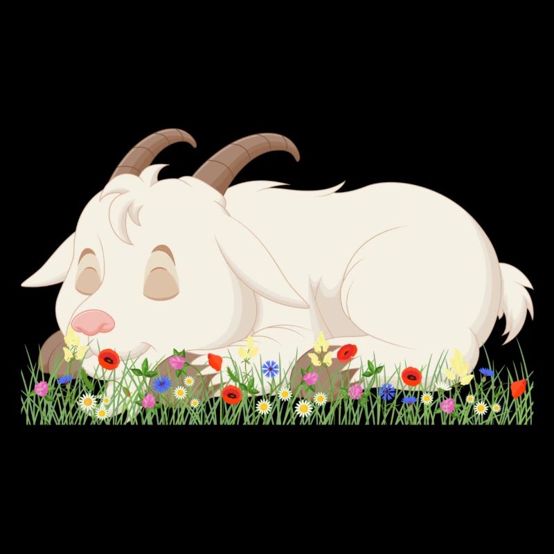 Sleeping Goat
