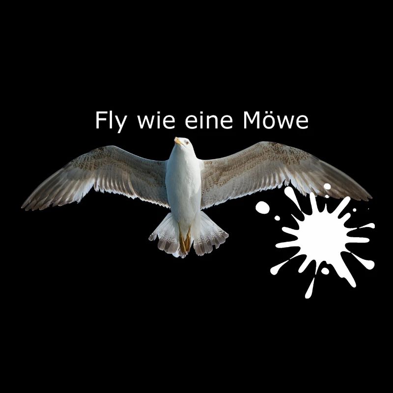 Fly wie eine Möwe