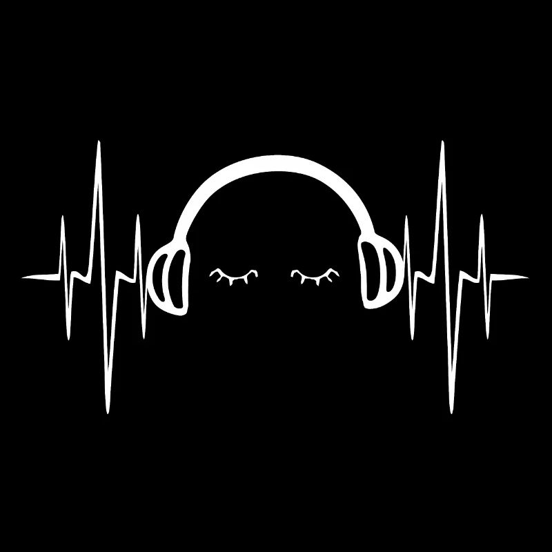 Herzfrequenz Genuss Musik Kopfhörer