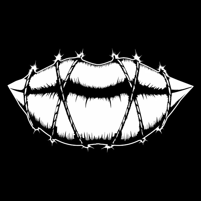 Liberté d’expression - Des lipps dans des barbelés