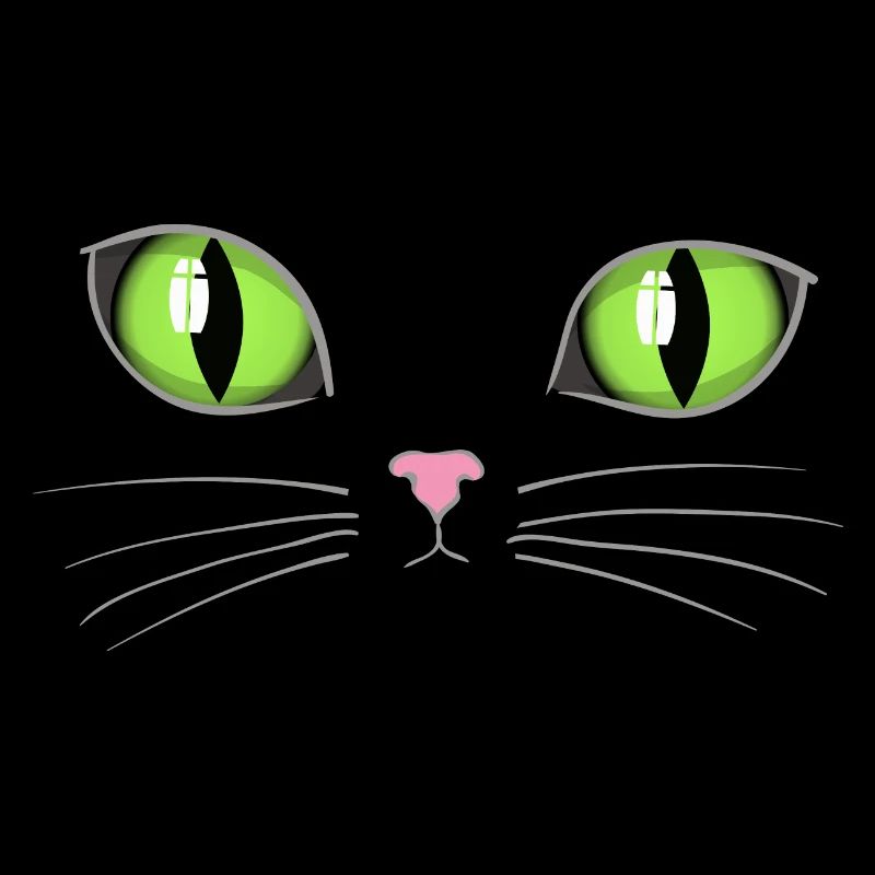 Yeux verts de chat