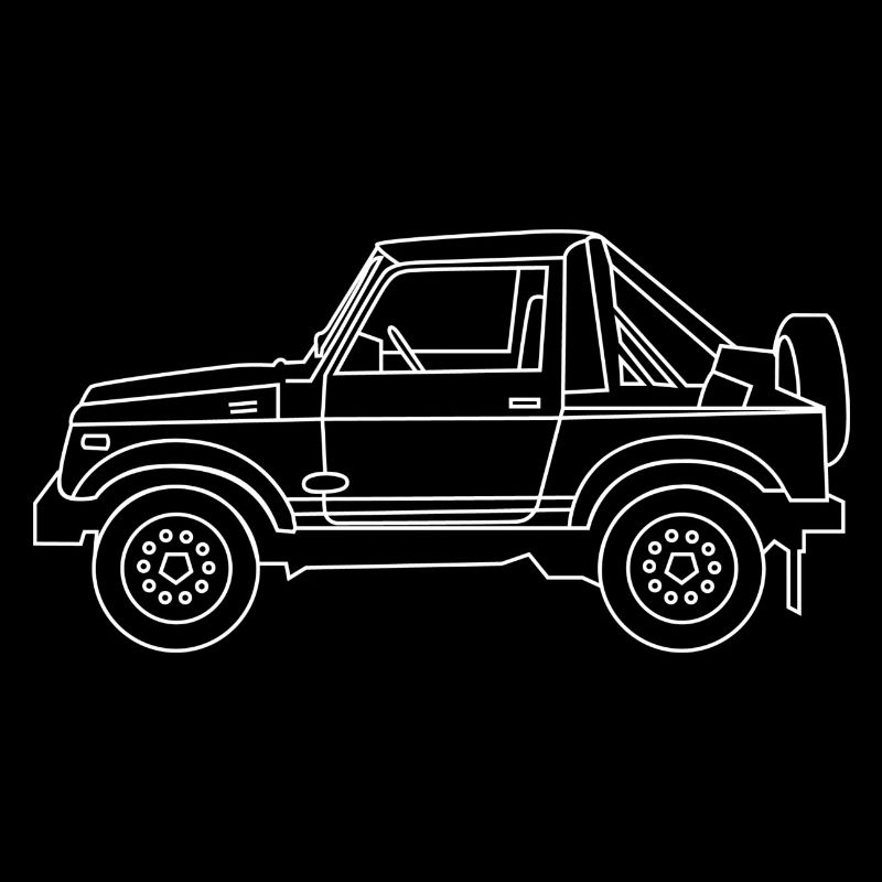Samurai Weiß 4X4