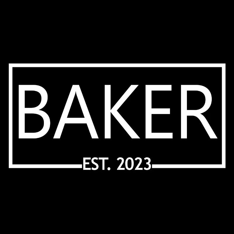 Baker Est. 2023 Abschluss Konditorei Backen Student