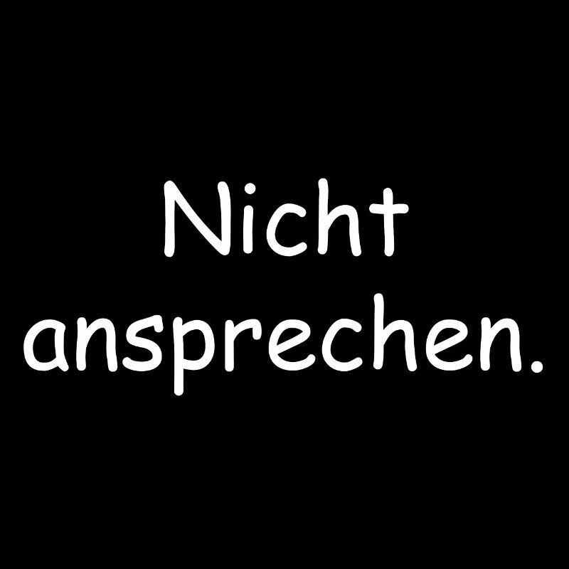 nicht ansprechen