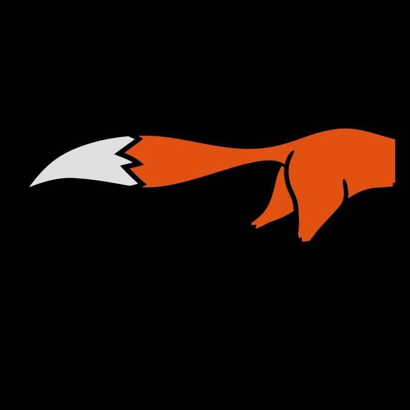 semi backside fox nice design cool cartoon cartoon