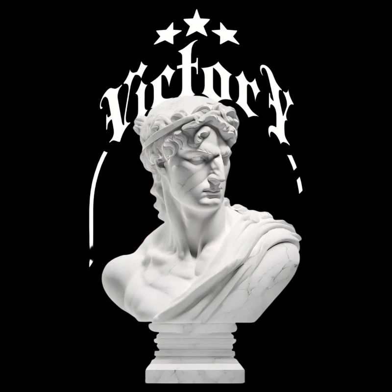 Gothic Victory Bust with Blindfold