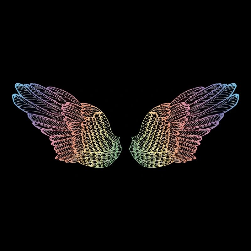 Regenbogen Flügel Flugmodus