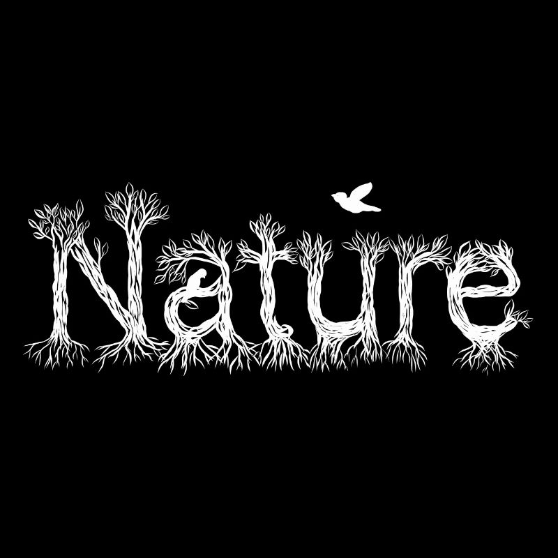 Tree group "Nature" in white