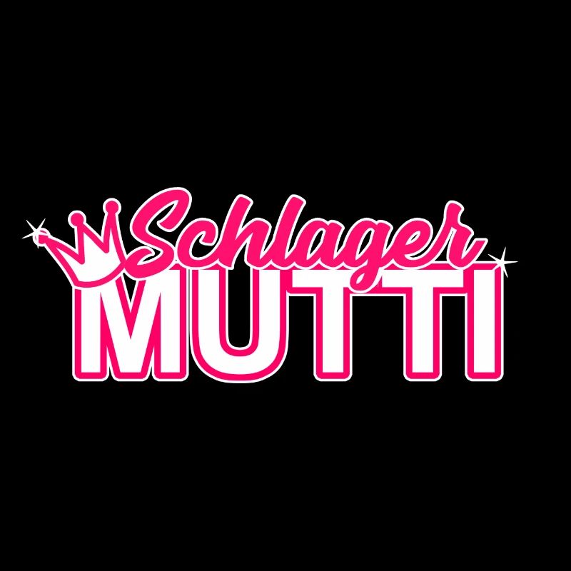 Schlager Mutti Pink Krone