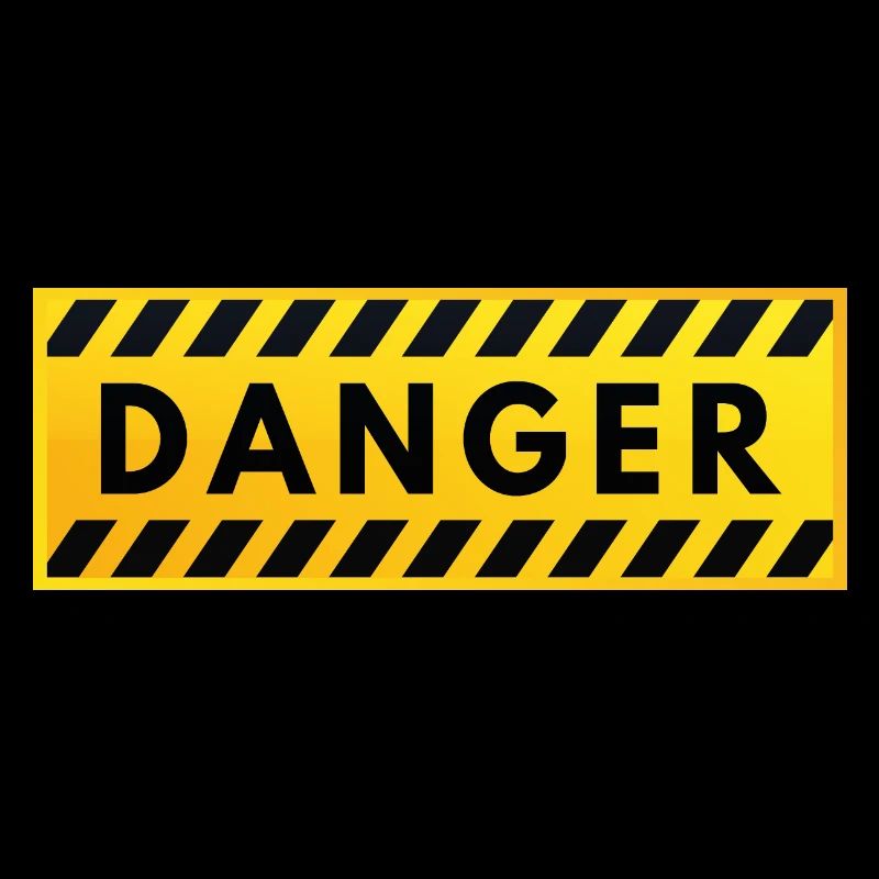 Danger attention design gift gift idea