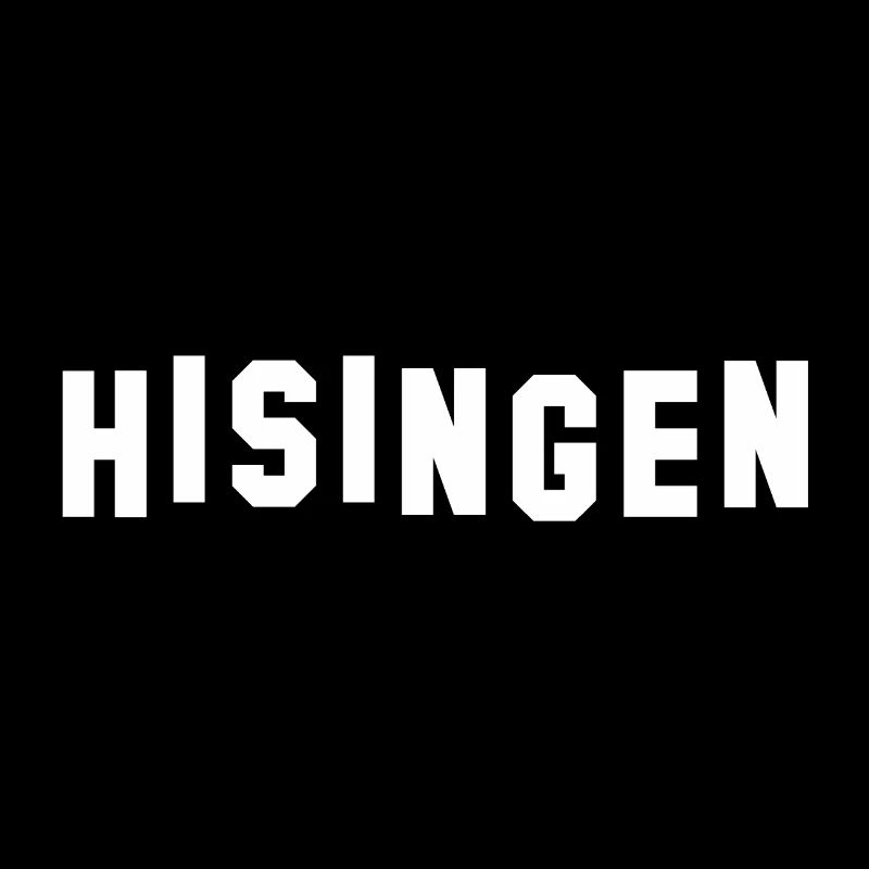 Hisingsskylten white