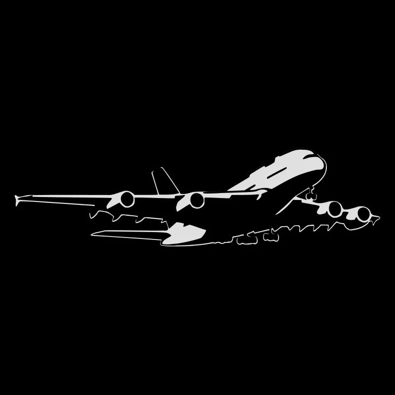 airplane Flugzeug A 380 (2 color)