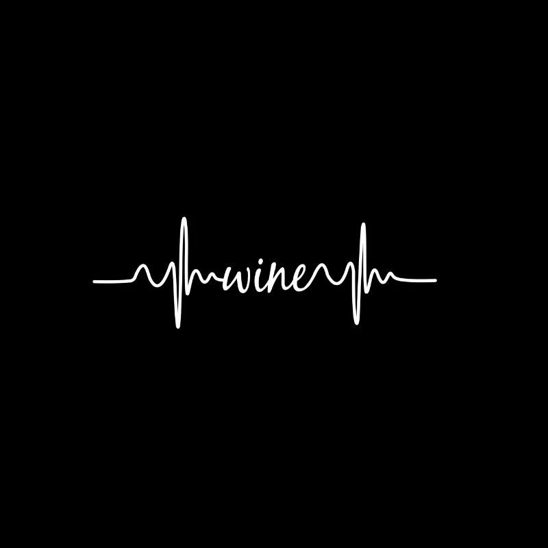Heartbeat ECG Wine White Red Wine Gift